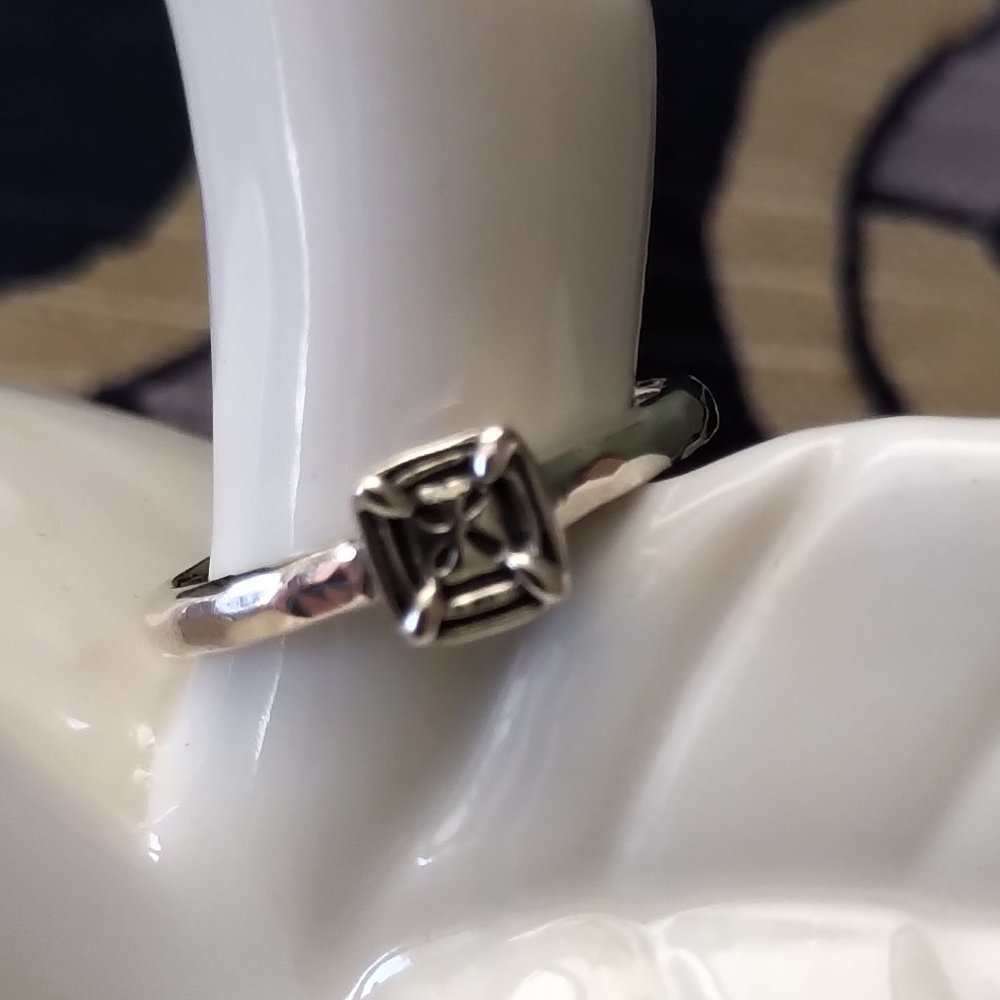 Silpada stacker Square ring